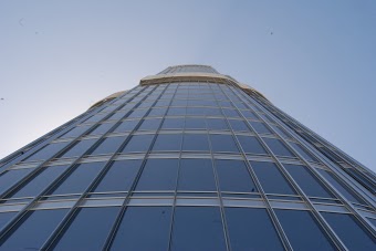The other floors above you, when you are on the viewing platform of the tallest building in the word, Dubai.
