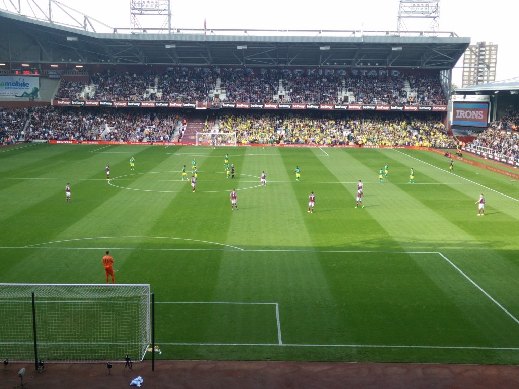 It's all kicking off at Upton Park
