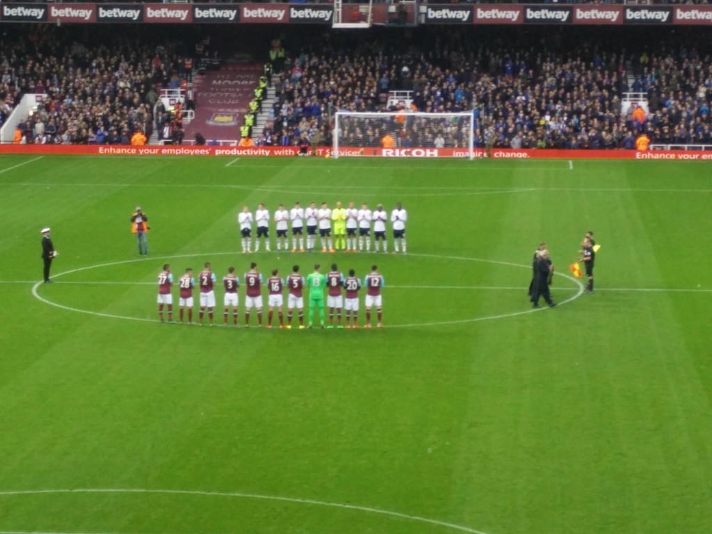 Both clubs immaculately observed the reef laying ceremony  